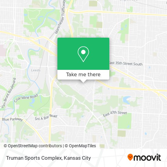Truman Sports Complex map
