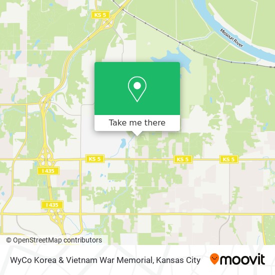 Mapa de WyCo Korea & Vietnam War Memorial