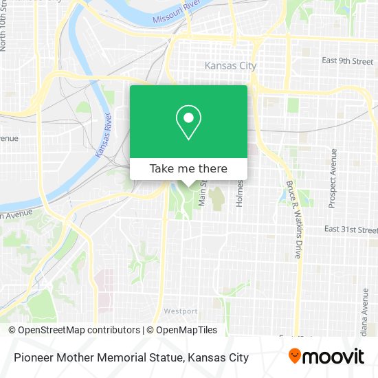 Mapa de Pioneer Mother Memorial Statue