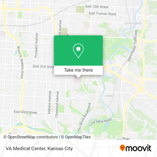 VA Medical Center map