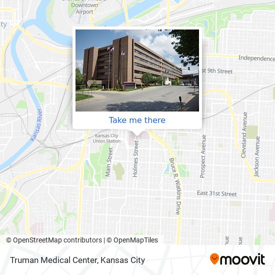 Mapa de Truman Medical Center