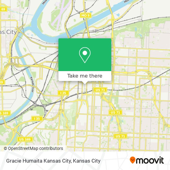 Mapa de Gracie Humaita Kansas City