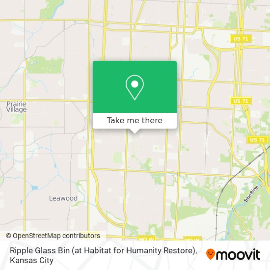 Mapa de Ripple Glass Bin (at Habitat for Humanity Restore)