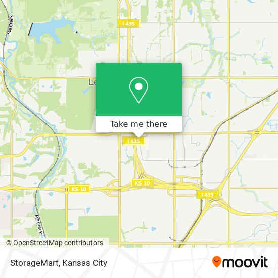 Mapa de StorageMart