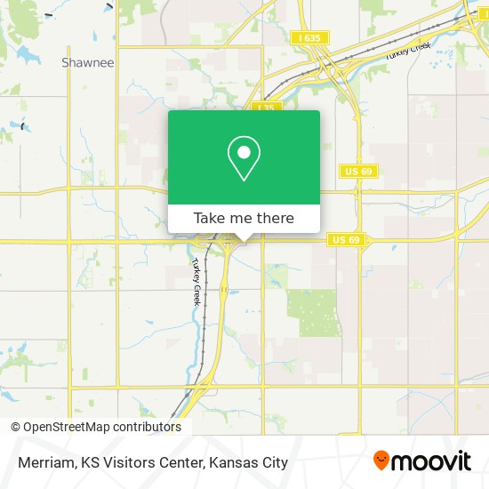 Merriam, KS Visitors Center map