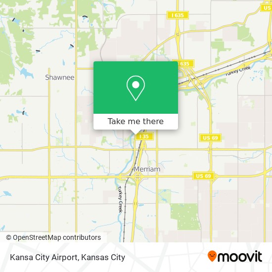Mapa de Kansa City Airport