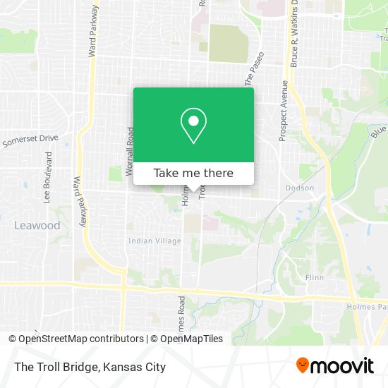 The Troll Bridge map