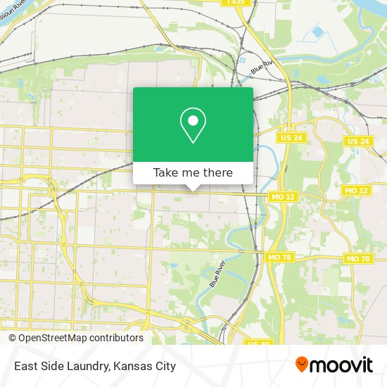 Mapa de East Side Laundry