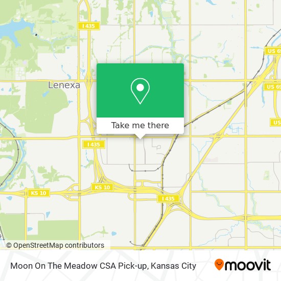 Moon On The Meadow CSA Pick-up map