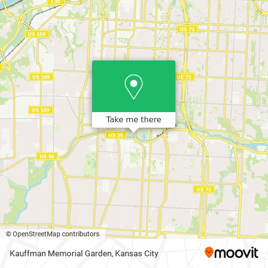 Kauffman Memorial Garden map