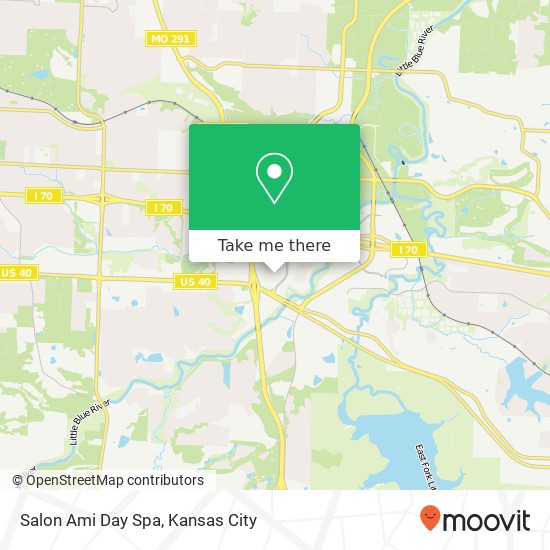Mapa de Salon Ami Day Spa
