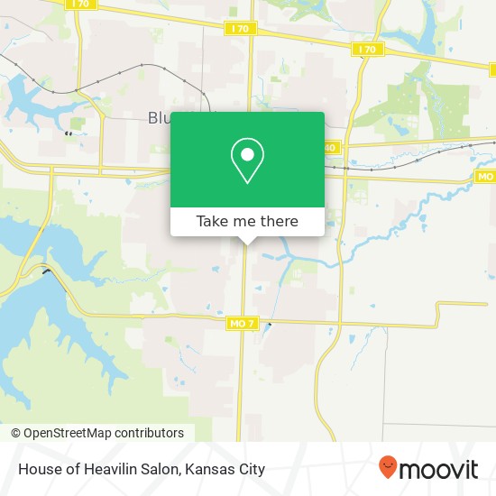 House of Heavilin Salon map