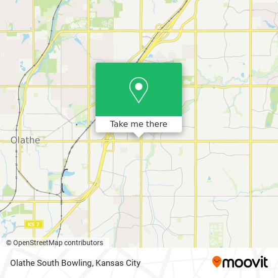 Mapa de Olathe South Bowling
