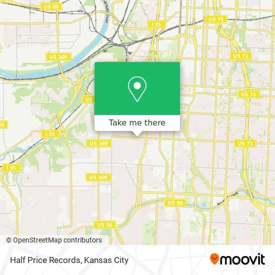 Half Price Records map