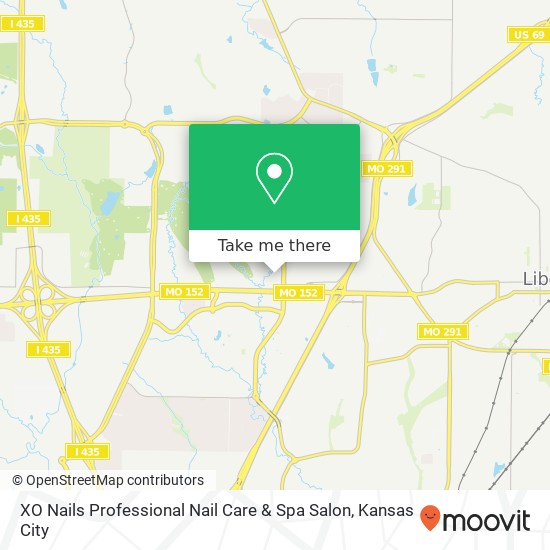 Mapa de XO Nails Professional Nail Care & Spa Salon