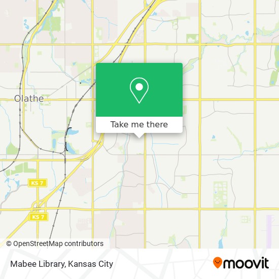 Mapa de Mabee Library