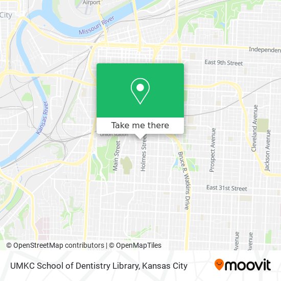 Mapa de UMKC School of Dentistry Library