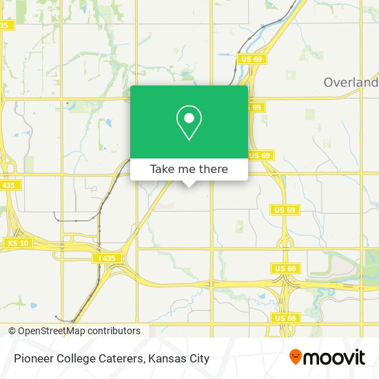 Pioneer College Caterers map
