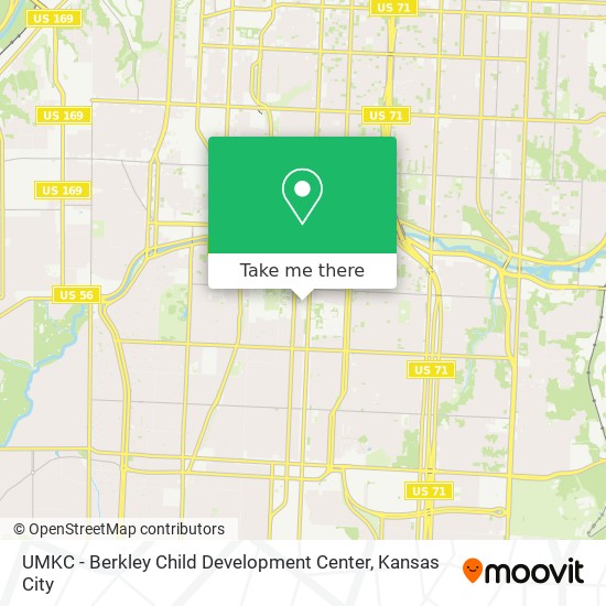 UMKC - Berkley Child Development Center map