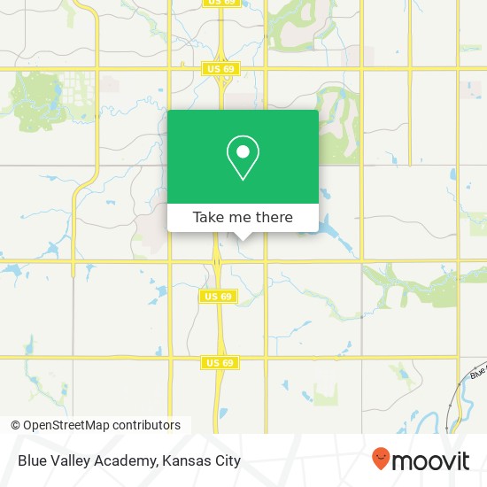 Mapa de Blue Valley Academy