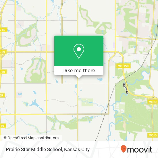 Mapa de Prairie Star Middle School