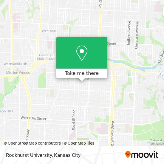 Rockhurst University map