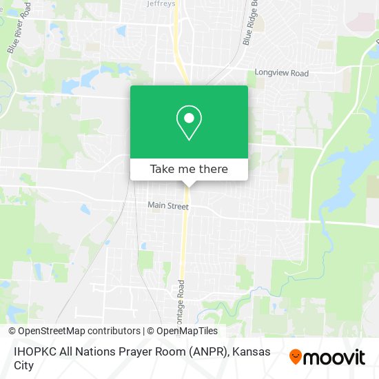 IHOPKC All Nations Prayer Room (ANPR) map