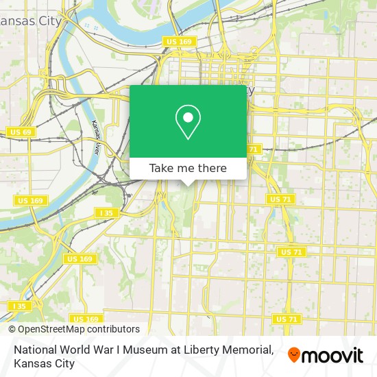 National World War I Museum at Liberty Memorial map