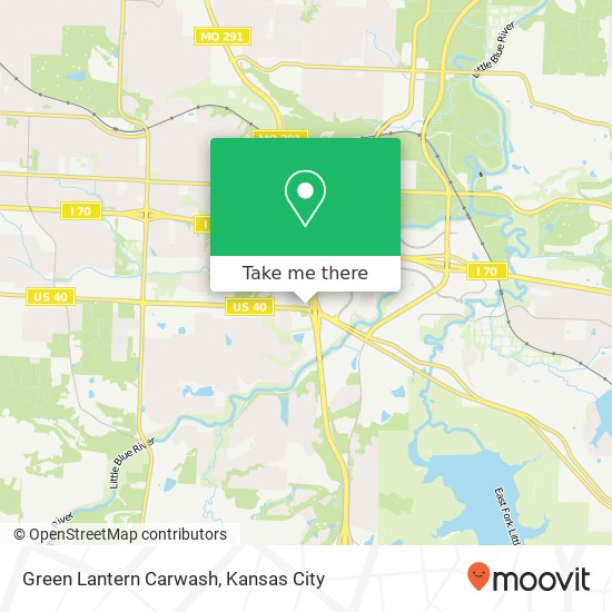 Green Lantern Carwash map