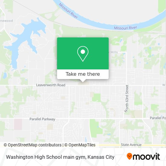 Mapa de Washington High School main gym