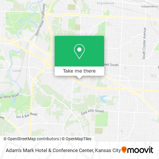 Adam's Mark Hotel & Conference Center map