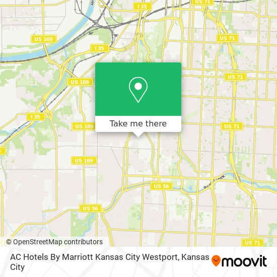 AC Hotels By Marriott Kansas City Westport map