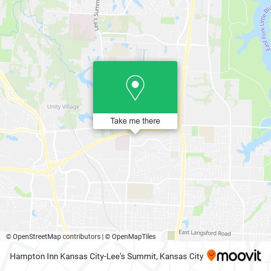 Mapa de Hampton Inn Kansas City-Lee's Summit