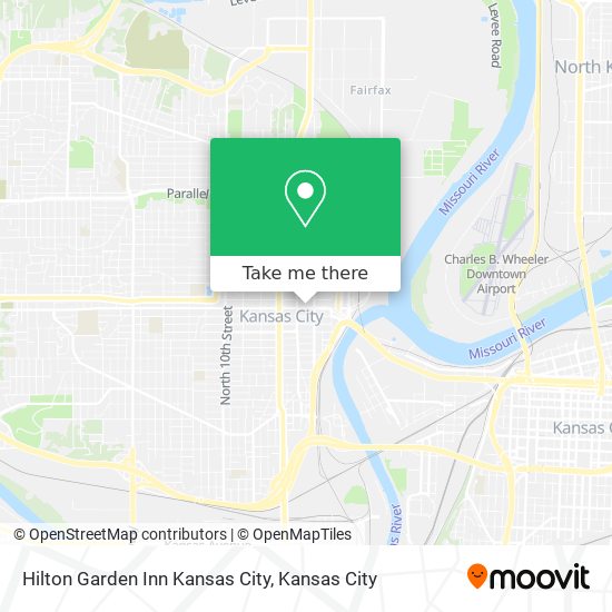 Mapa de Hilton Garden Inn Kansas City