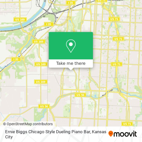 Mapa de Ernie Biggs Chicago Style Dueling Piano Bar