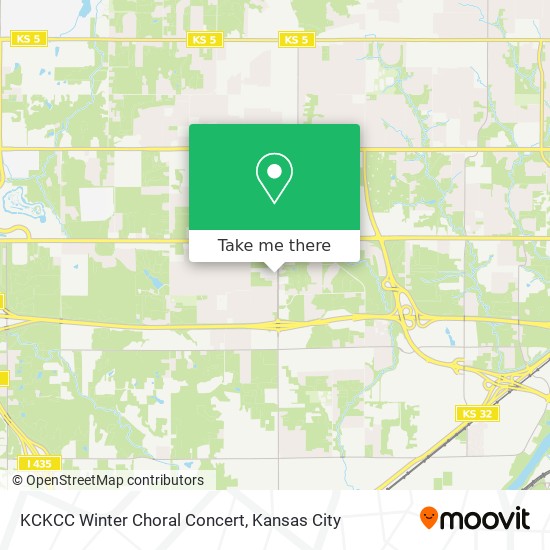 Mapa de KCKCC Winter Choral Concert