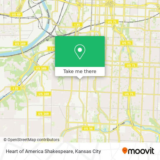 Mapa de Heart of America Shakespeare