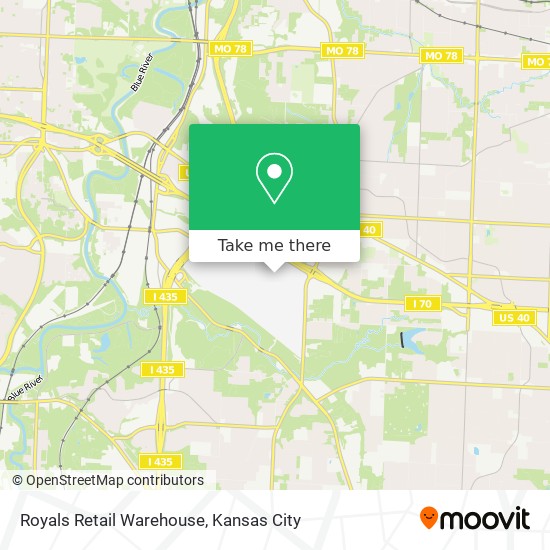 Royals Retail Warehouse map