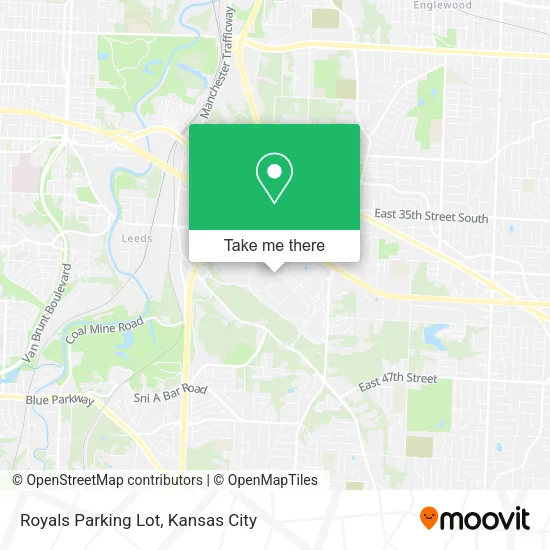 Royals Parking Lot map