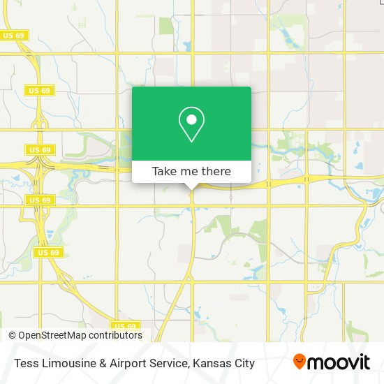 Tess Limousine & Airport Service map