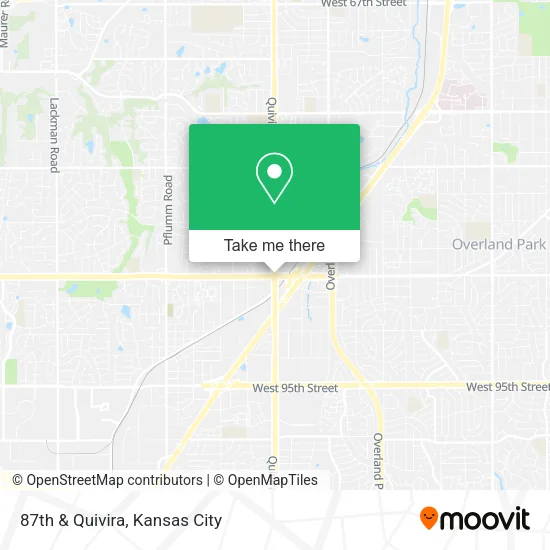 87th & Quivira map