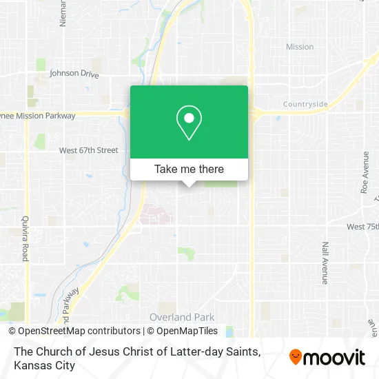 The Church of Jesus Christ of Latter-day Saints map