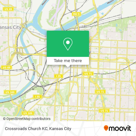 Crossroads Church KC map