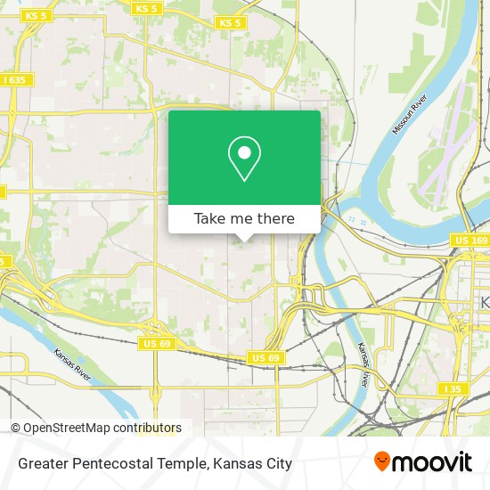 Mapa de Greater Pentecostal Temple