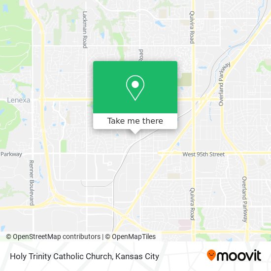 Holy Trinity Catholic Church map