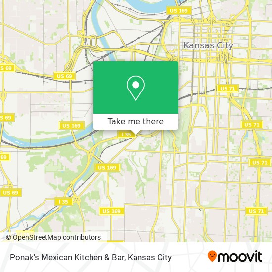 Ponak's Mexican Kitchen & Bar map