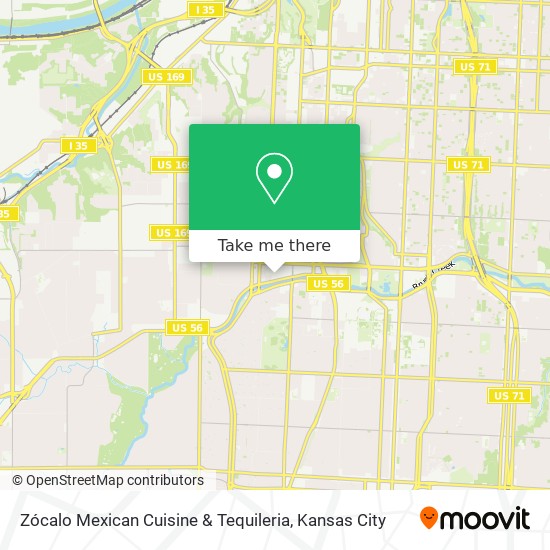 Zócalo Mexican Cuisine & Tequileria map