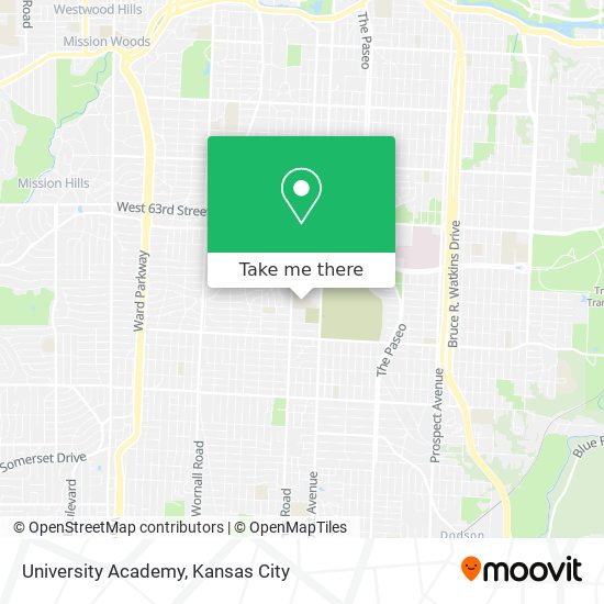 Mapa de University Academy