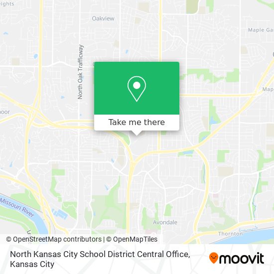 North Kansas City School District Central Office map