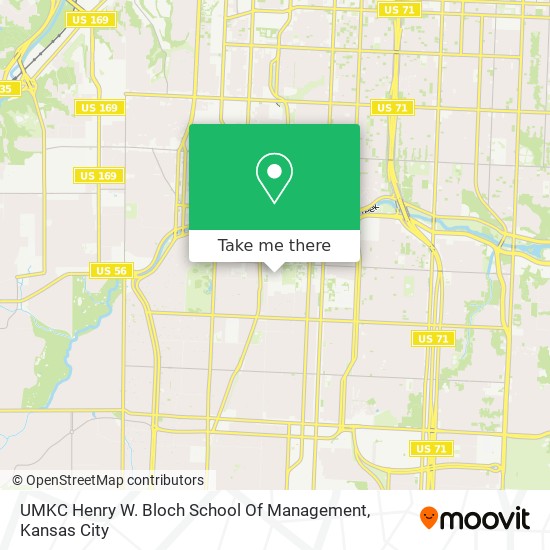 Mapa de UMKC Henry W. Bloch School Of Management